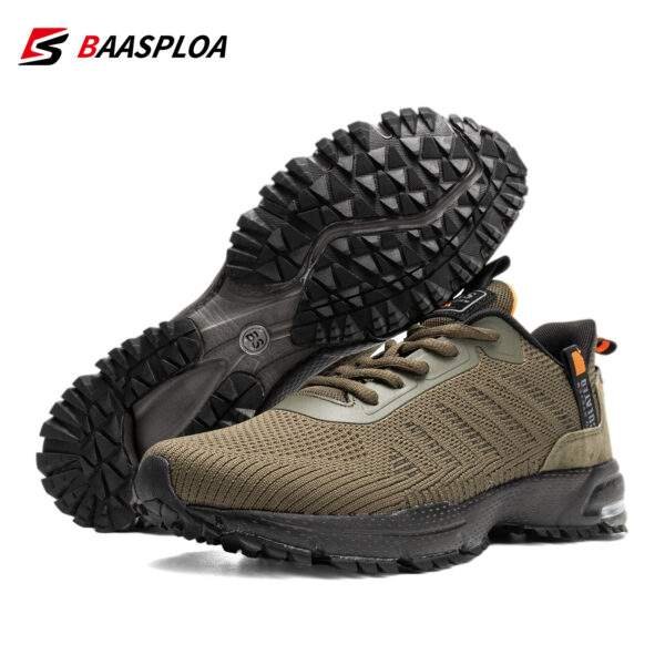 Baasploa Men’s Breathable Knitted Sports Shoes – Stylish, Lightweight for Running & Gym - Image 5