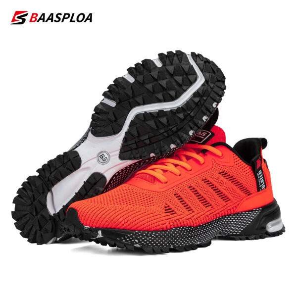 Baasploa Men’s Breathable Knitted Sports Shoes – Stylish, Lightweight for Running & Gym - Image 17