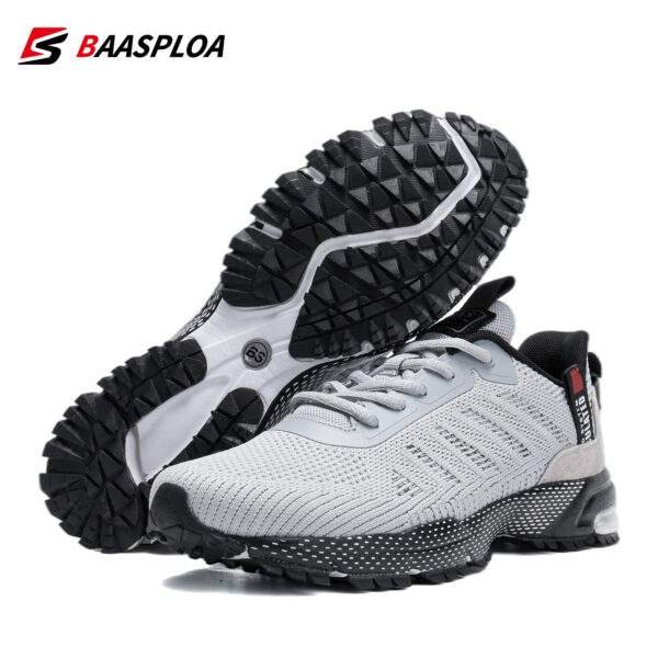 Baasploa Men’s Breathable Knitted Sports Shoes – Stylish, Lightweight for Running & Gym - Image 9