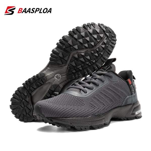 Baasploa Men’s Breathable Knitted Sports Shoes – Stylish, Lightweight for Running & Gym - Image 7