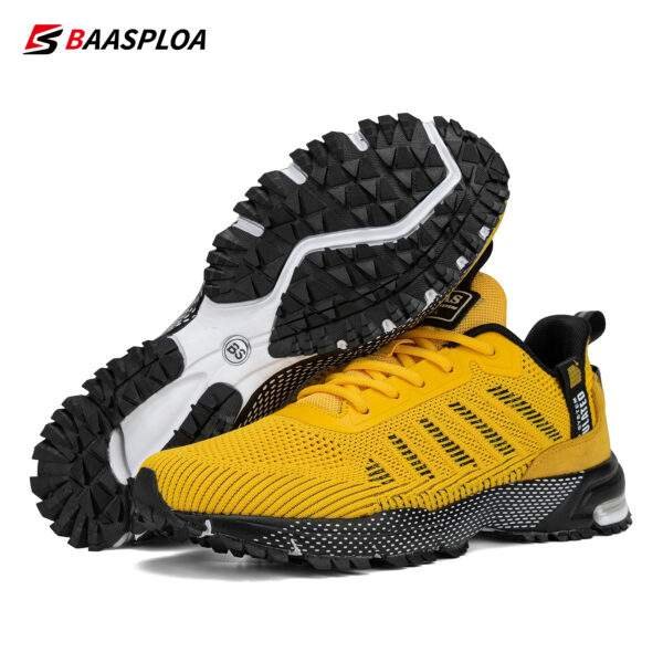 Baasploa Men’s Breathable Knitted Sports Shoes – Stylish, Lightweight for Running & Gym - Image 13