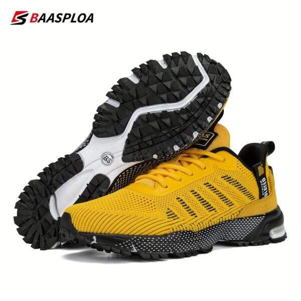 Baasploa Men’s Breathable Knitted Sports Shoes – Stylish, Lightweight for Running & Gym - Image 22