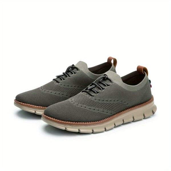 Men’s No-Tie Sneakers with Shoelaces – Lightweight Odor-Resistant Athletic Shoes - Image 3