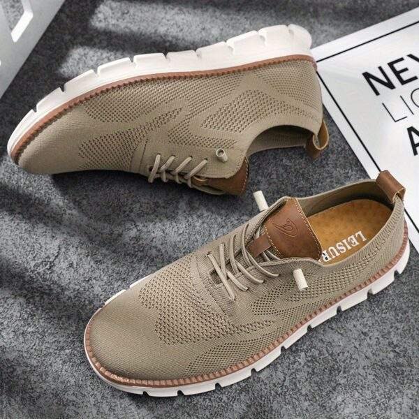 Men’s Casual Fashion Shoes 581 – Large Size Lightweight Black Business Shoes - Image 5