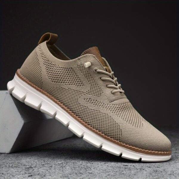 Plus Size Men’s Trendy Knitted Breathable Walking Shoes – Non-Slip Casual - Image 5