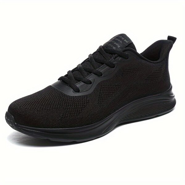 Men’s Navy Blue Breathable Running Shoes – EVA Sole, Lace-Up - Image 3