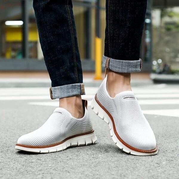 Plus Size Men’s Trendy Knitted Breathable Walking Shoes – Non-Slip Casual - Image 11