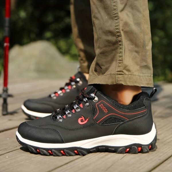 Plus Size Men’s Durable Lace-Up Hiking Boots – Non-Slip Soft Sole - Image 9