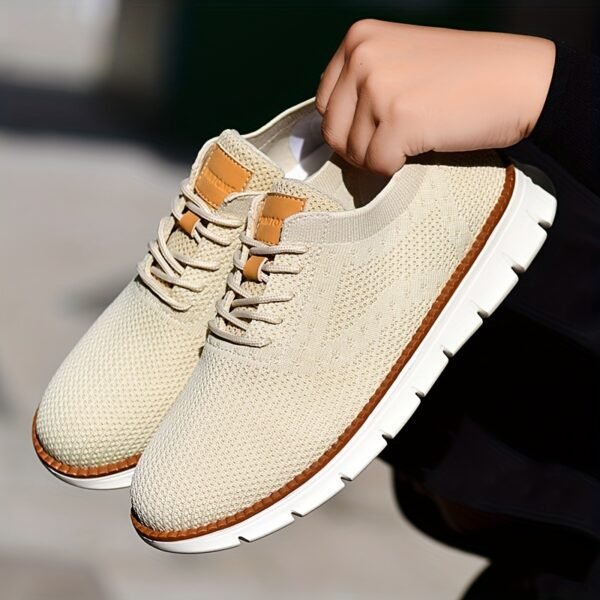 Men’s Business Casual Shoes – Breathable Lace-Up with Slip-Resistant EVA Sole - Image 34