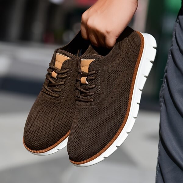 Men’s Business Casual Shoes – Breathable Lace-Up with Slip-Resistant EVA Sole - Image 33