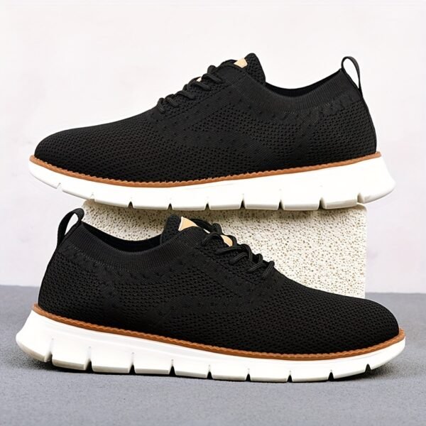 Men’s Business Casual Shoes – Breathable Lace-Up with Slip-Resistant EVA Sole - Image 5