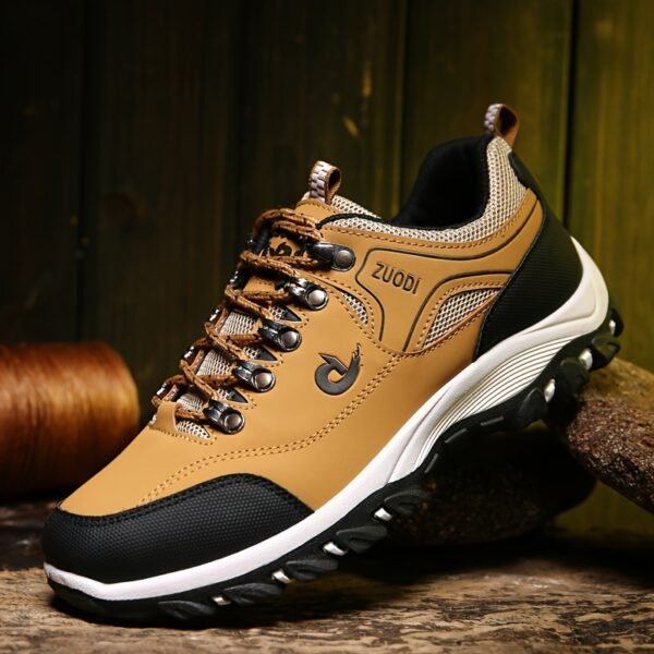 Plus Size Men’s Durable Lace-Up Hiking Boots – Non-Slip Soft Sole - Image 12