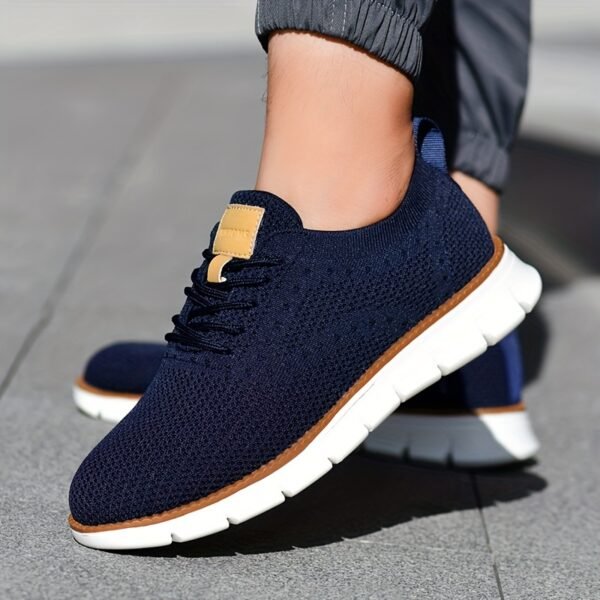 Men’s Business Casual Shoes – Breathable Lace-Up with Slip-Resistant EVA Sole - Image 18