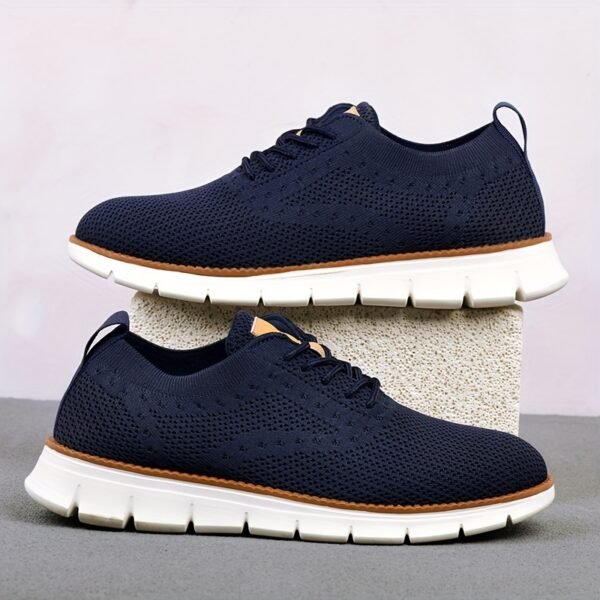 Men’s Business Casual Shoes – Breathable Lace-Up with Slip-Resistant EVA Sole - Image 6
