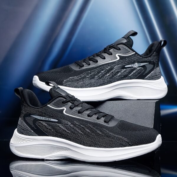 Plus size Men's Breathable Mesh Running Sneakers - Image 3