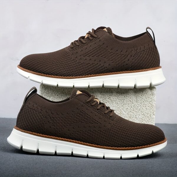 Men’s Business Casual Shoes – Breathable Lace-Up with Slip-Resistant EVA Sole - Image 8