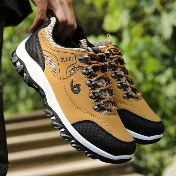 Plus Size Men’s Durable Lace-Up Hiking Boots – Non-Slip Soft Sole - Image 10