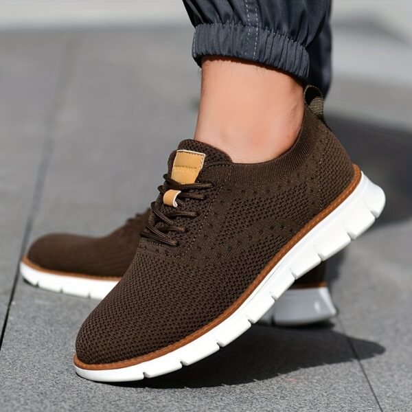 Men’s Business Casual Shoes – Breathable Lace-Up with Slip-Resistant EVA Sole - Image 19