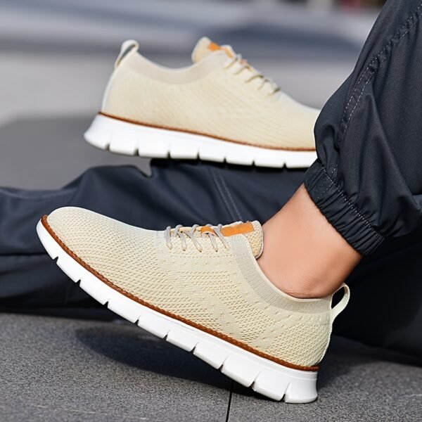 Men’s Business Casual Shoes – Breathable Lace-Up with Slip-Resistant EVA Sole - Image 30