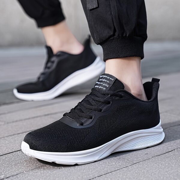 Men’s Navy Blue Breathable Running Shoes – EVA Sole, Lace-Up - Image 10