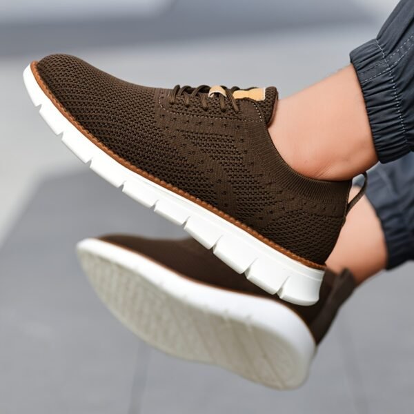 Men’s Business Casual Shoes – Breathable Lace-Up with Slip-Resistant EVA Sole - Image 29