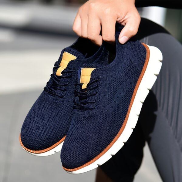 Men’s Business Casual Shoes – Breathable Lace-Up with Slip-Resistant EVA Sole - Image 32