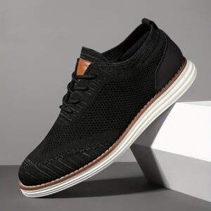 Men's Lightweight Sneakers - Athletic Shoes - Breathable Lace-ups