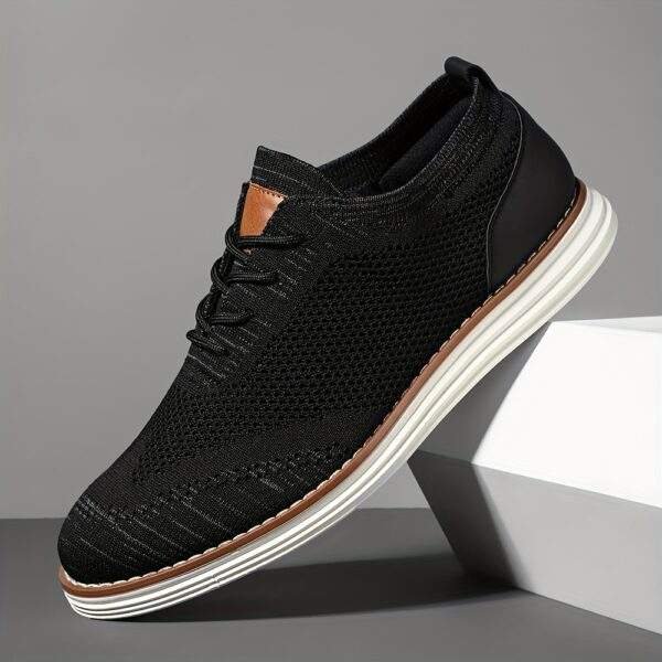 Men's Lightweight Sneakers - Athletic Shoes - Breathable Lace-ups