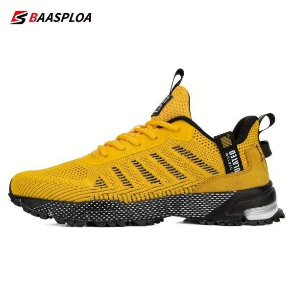 BAASPLOA Men’s Lightweight Breathable Mesh Running Shoes – Non-Slip Athletic Sneakers - Image 5