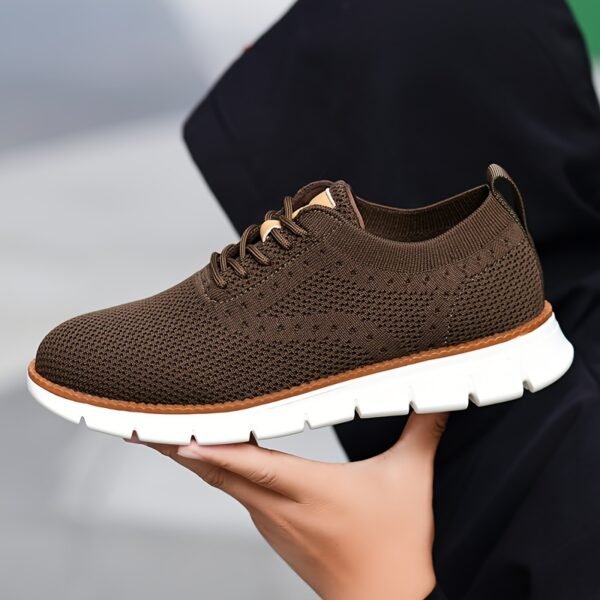 Men’s Business Casual Shoes – Breathable Lace-Up with Slip-Resistant EVA Sole - Image 14