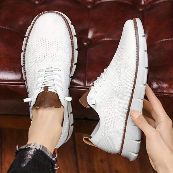 Plus Size Men’s Trendy Knitted Breathable Walking Shoes – Non-Slip Casual - Image 10