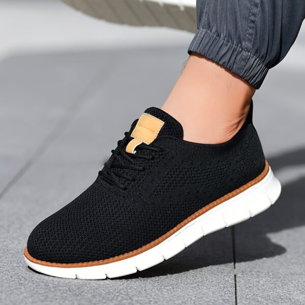 Men’s Business Casual Shoes – Breathable Lace-Up with Slip-Resistant EVA Sole - Image 17