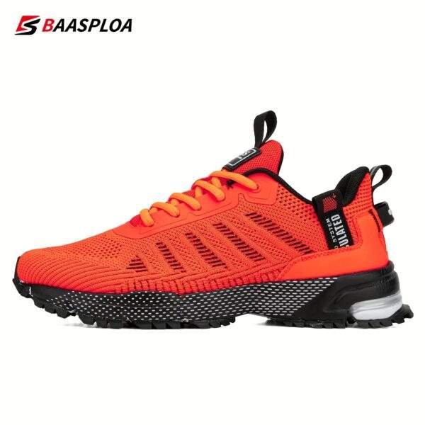 BAASPLOA Men’s Lightweight Breathable Mesh Running Shoes – Non-Slip Athletic Sneakers - Image 7