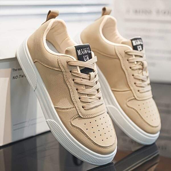 MAINALUN Men’s All-Season Casual Sports Sneakers – Low-Top Lace-Up Shoes - Image 4