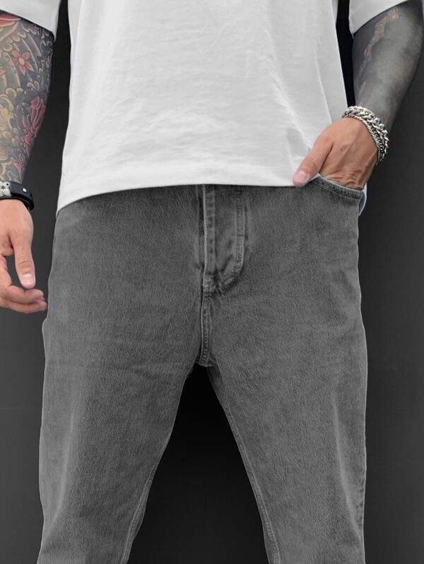 Vintage Washed Youth Casual Denim Jeans – Outdoor Wear, Stylish & Comfortable - Image 4