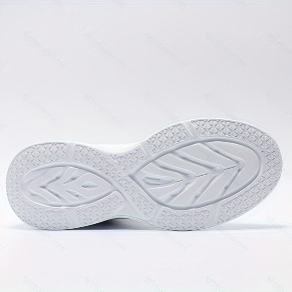Plus Size Men's Trendy Woven Knit Breathable Running Shoes - Image 6