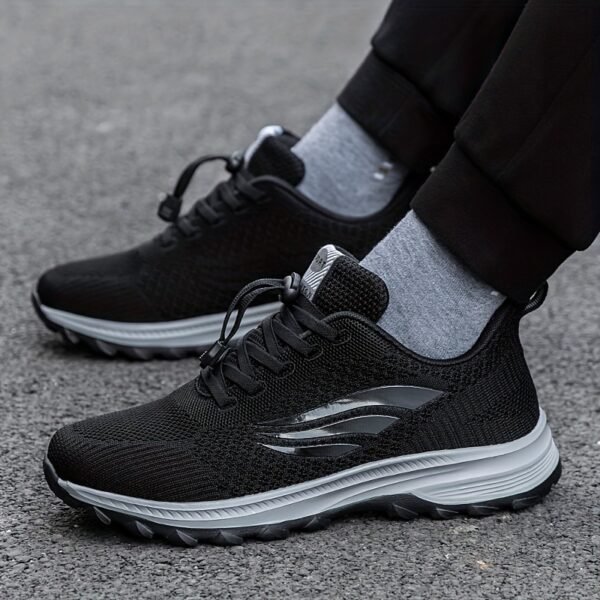 Men’s Breathable Running Shoes – Lightweight Low-Top Lace-Up with MD Sole - Image 8
