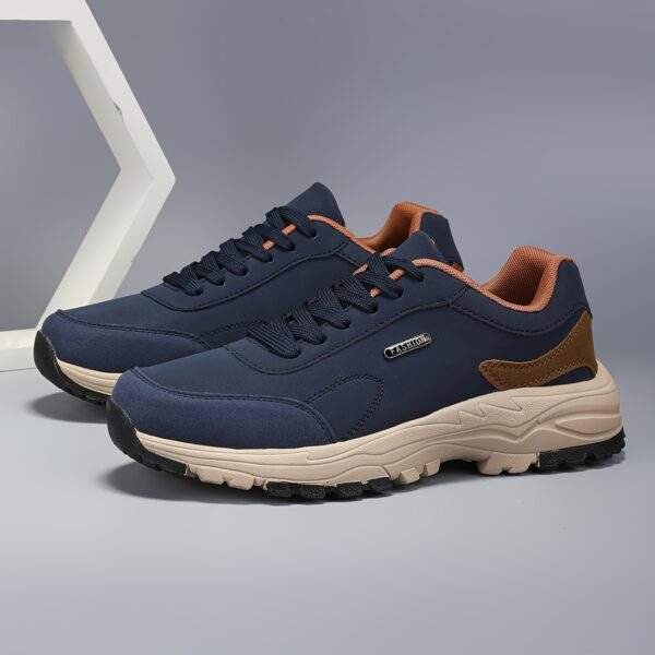 Men’s Trendy Lace-Up Sneakers – Comfy Non-Slip Casual Outdoor Shoes - Image 5