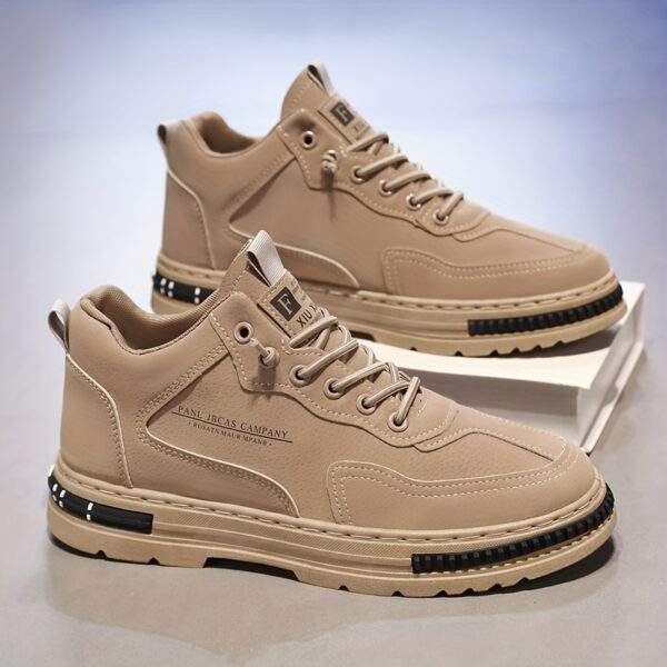 Men’s Vintage Ankle Boots – All-Season Lace-Up Outdoor Work Shoes - Image 9