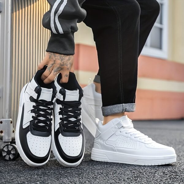 Men’s High-Top Lace-Up Sneakers – Durable Lightweight Casual & Sport Shoes - Image 7