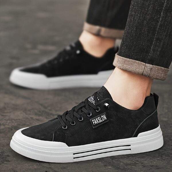 Men’s Casual Sneakers – Spring 2025 Versatile Low-Top Lace-Up Shoes - Image 8