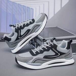 Men's Trendy Color Block Non Slip Jogging Shoes, Comfy Sneakers For Outdoor Training, Traveling, All Seasons
