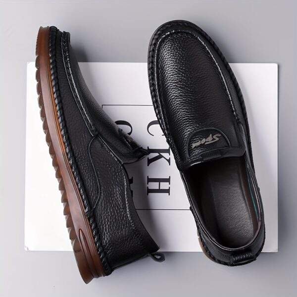 Men’s Summer Slip-On Oxford Shoes – Soft Sole Business Casual Footwear - Image 3