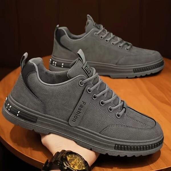 Men’s Plus Size Ankle Boots – Stylish Lace-Up Non-Slip Outdoor Shoes - Image 8