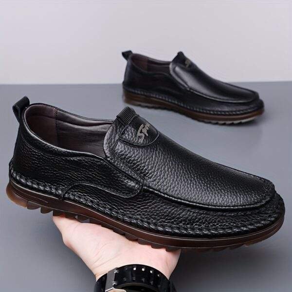 Men’s Summer Slip-On Oxford Shoes – Soft Sole Business Casual Footwear - Image 2