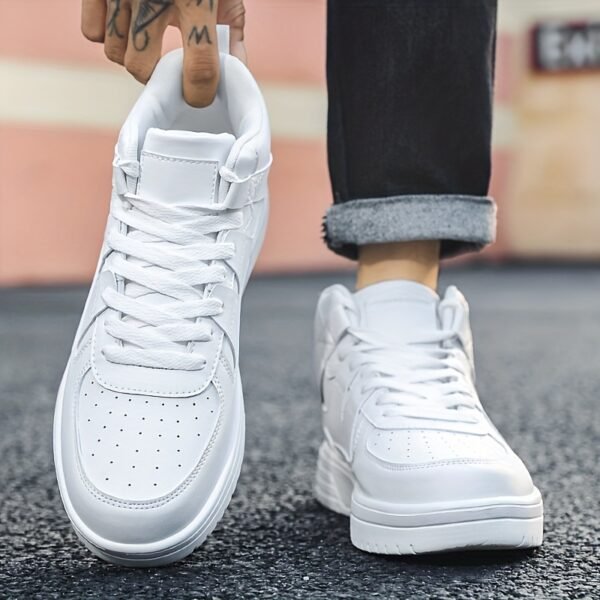 Men’s High-Top Lace-Up Sneakers – Durable Lightweight Casual & Sport Shoes - Image 9