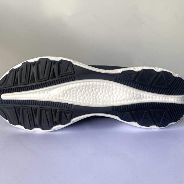 Plus Size Men’s Breathable Woven Knit Running Shoes – Non-Slip Soft Sole - Image 4