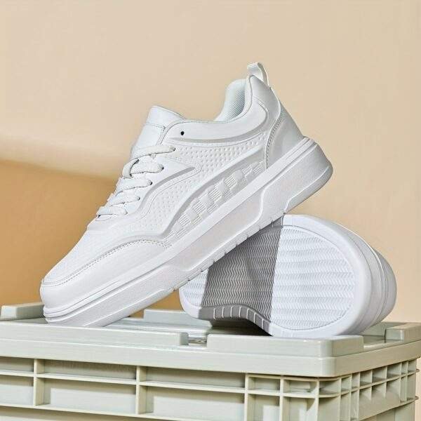 Men's Casual Low-top Grid Slip-on Shoes - Comfortable and Durable with Breathable Fabric Lining, Perfect for Daily Casual Wear, Hiking, Outdoor Activities, and Travel - Suitable for All Seasons - Image 8