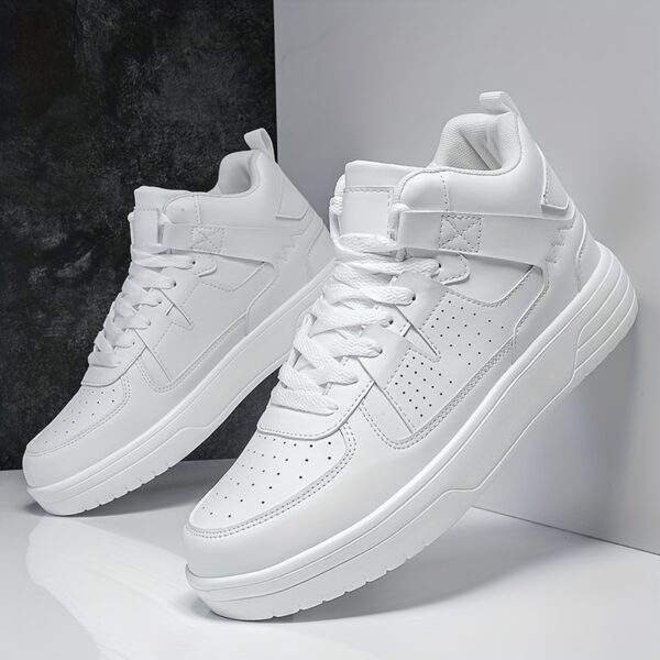 Men’s High-Top Lace-Up Sneakers – Durable Lightweight Casual & Sport Shoes