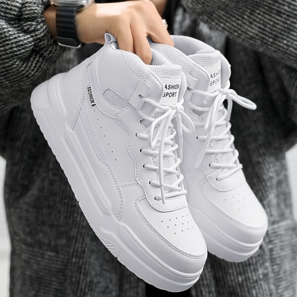 Men's Casual Cool High-Top Platform Sneakers - Image 2